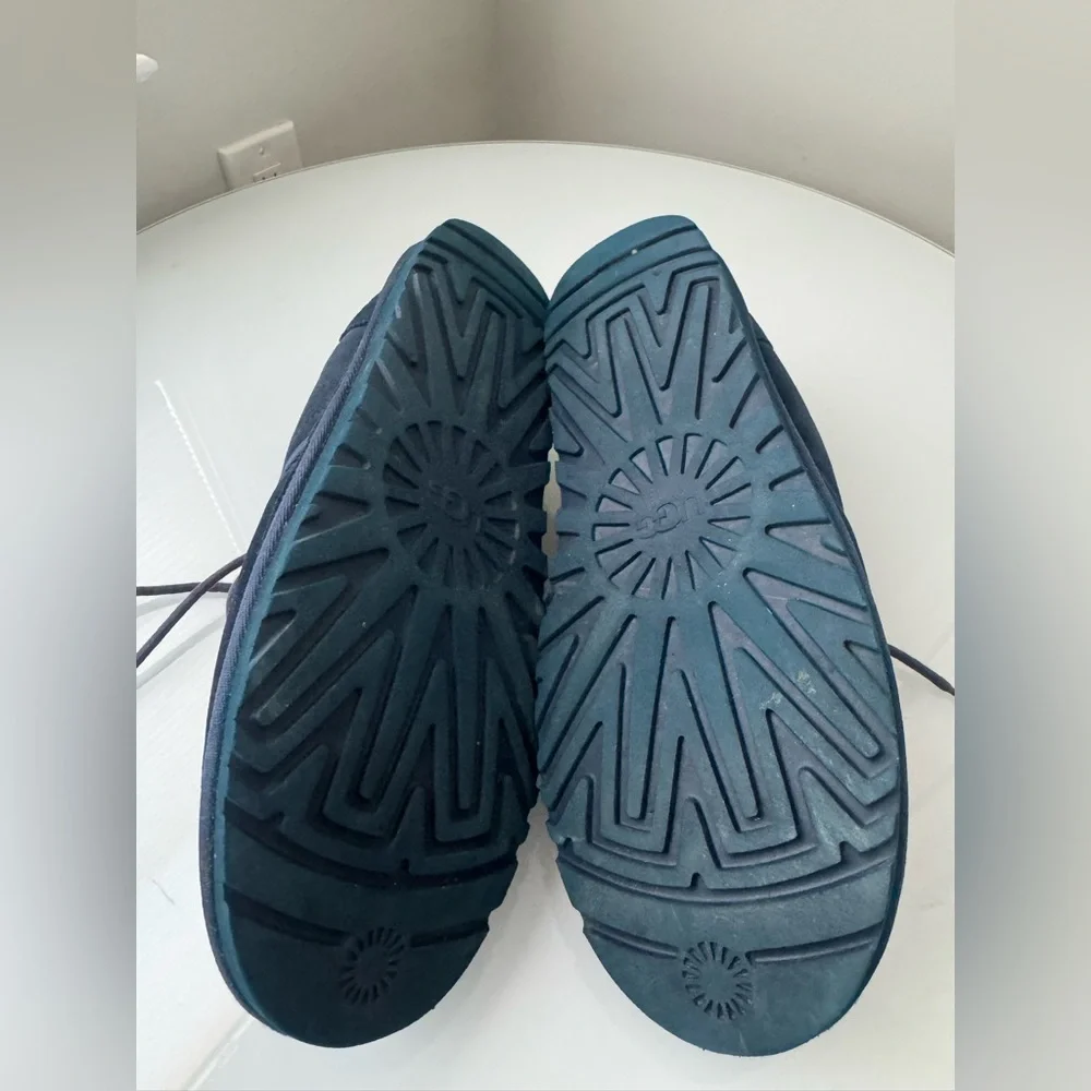 UGG Neumel Blue Boots Size 13 Suede + Shearling + Wool Chukka Boots | Coastal